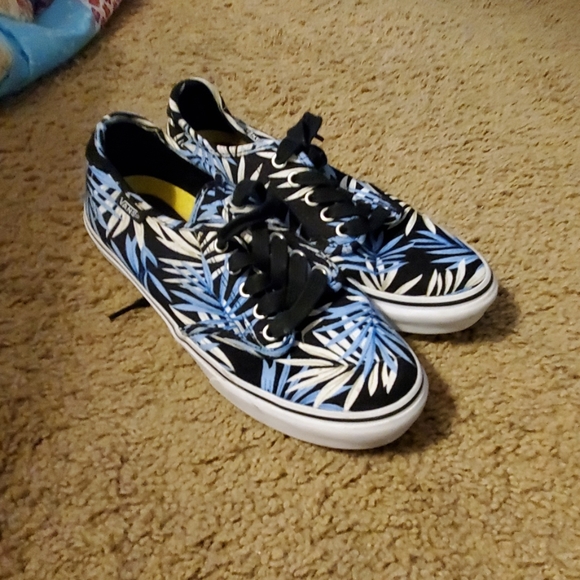 Vans Shoes - Van's Black Palm Tree Shoes